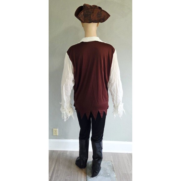 Rubies Pirate Costume Unisex Adult XL Halloween Outfit Complete 3 Piece Set - Picture 6 of 16